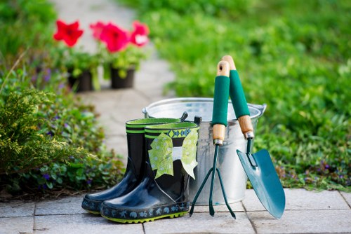 Green garden materials delivered to a local transfer station