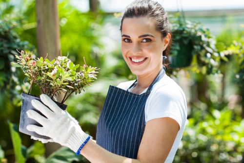 Garden waste and debris being cleared in Edmonton