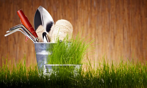 Flower bed maintenance by a gardener in Edmonton